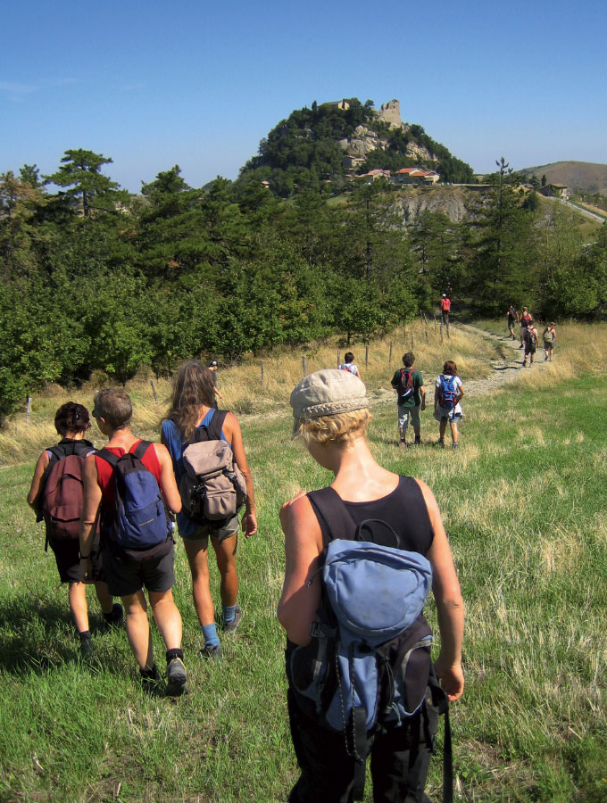 Wanderung zur Burg Canossa, 2006